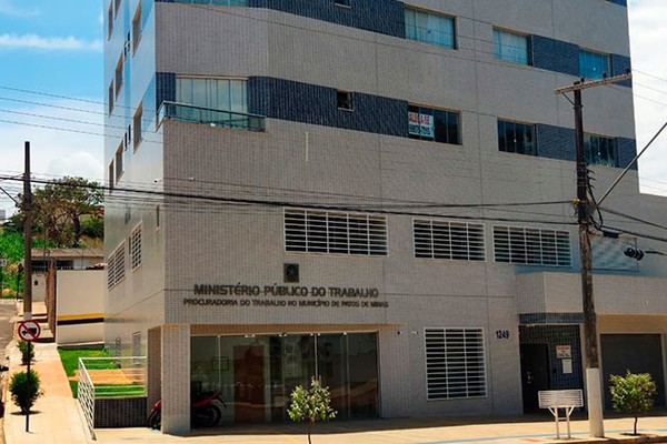 Ministério Público do Trabalho abre vagas para estágio em Patos de Minas