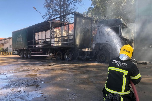 Incêndio dentro de indústria de alimentos em Patos de Minas mobiliza Corpo de Bombeiros; veja