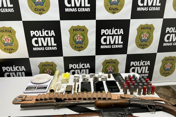 Operação da PC que investiga venda ilegal de armas termina com 4 presos com armas e drogas na região de Lagoa Grande