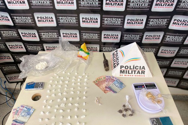 Após operação, Polícia Militar apreende grande quantidade de drogas e cinco acaba na delegacia em Patrocínio