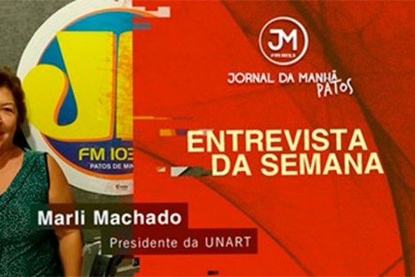 Artista Marli Machado fala sobre a arte em Patos de Minas na Rádio Jovem Pan Patos