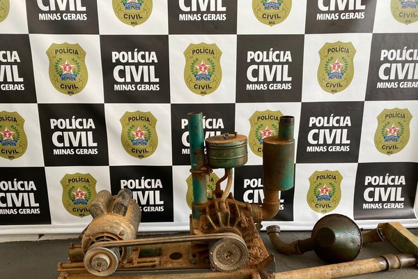 Polícia Civil recupera equipamentos usados na ordenha de vacas e prende receptadores