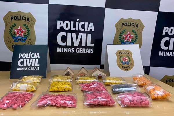 Polícia Civil faz a maior apreensão de ecstasy dos últimos anos em Patos de Minas