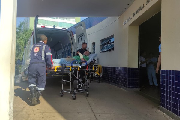Homem fica gravemente ferido no braço após disco de lixadeira estourar em Alagoas