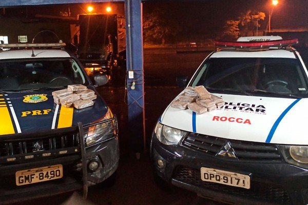 PRF de Patos de Minas flagra motorista transportando 23 kg de crack no painel do carro