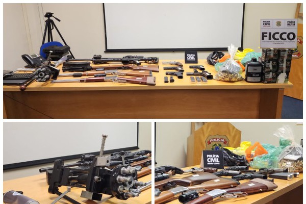 Operação mira CACs que adquiriram dezenas de armas criminosamente em MG