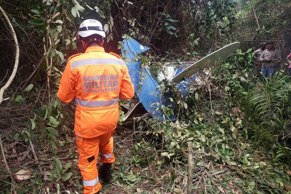Avião que pulverizava lavoura cai após perder asa, e piloto morre preso à fuselagem