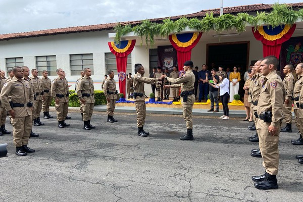 Novos soldados da 10º Região da Polícia Militar vencem os primeiros 100 dias do curso de formação